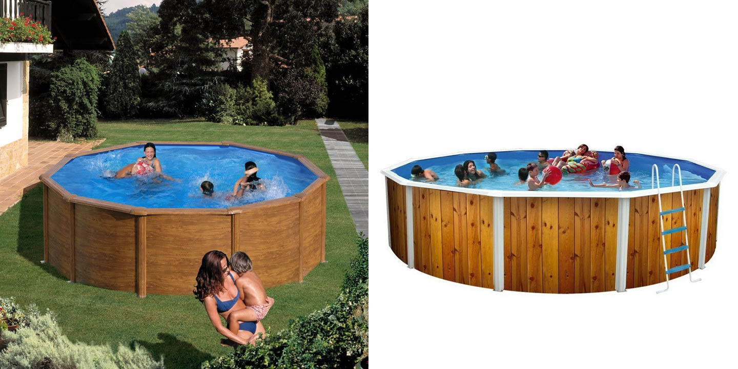 Comparativa Piscinas Imitando Madera Gre